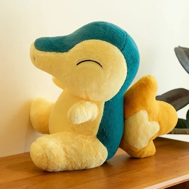 35/75 centimetri Cyndaquil Pokemon Peluche Giocattoli Grande Anime Bambola Cuscino Del Fumetto Feurigel Pokémon Peluche Regalo di Peluche per I Bambini Di Natale