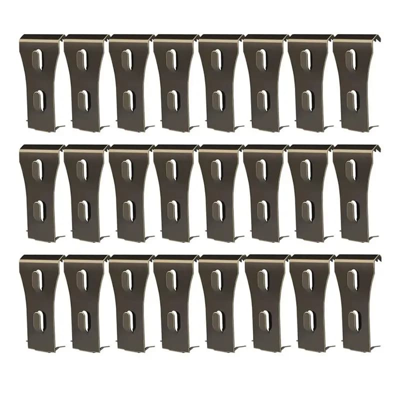 AT05-24PCS Brick Wall Clips Brick Hook Clips Heavy Duty Metal Hangers For Hanging Outdoors