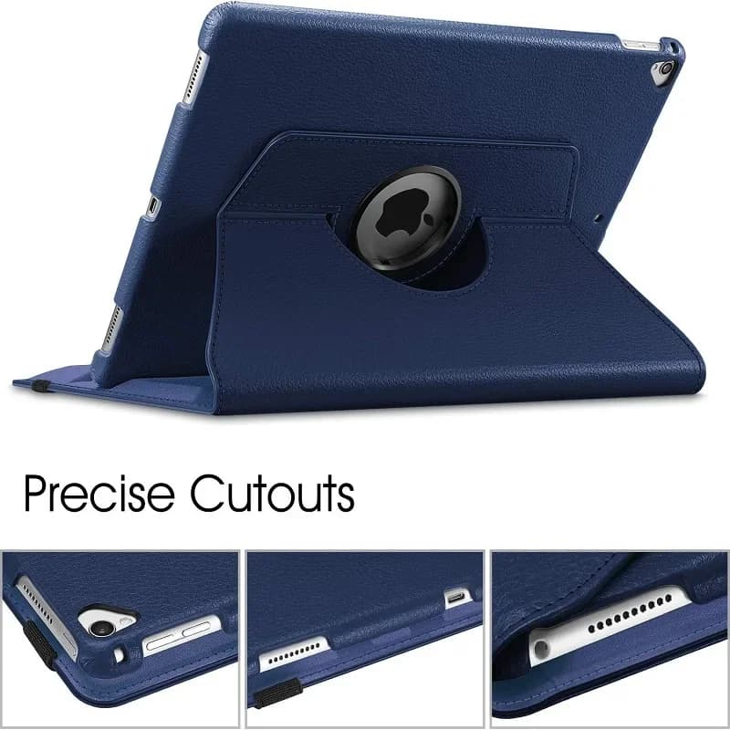 Custodia per Apple iPad Pro 12.9 2015/2017 360 Rotante Smart Cover iPad Air 13 2024 2025 12.9 "2018-22 PU Custodia in pelle Fonda Tablet Shell