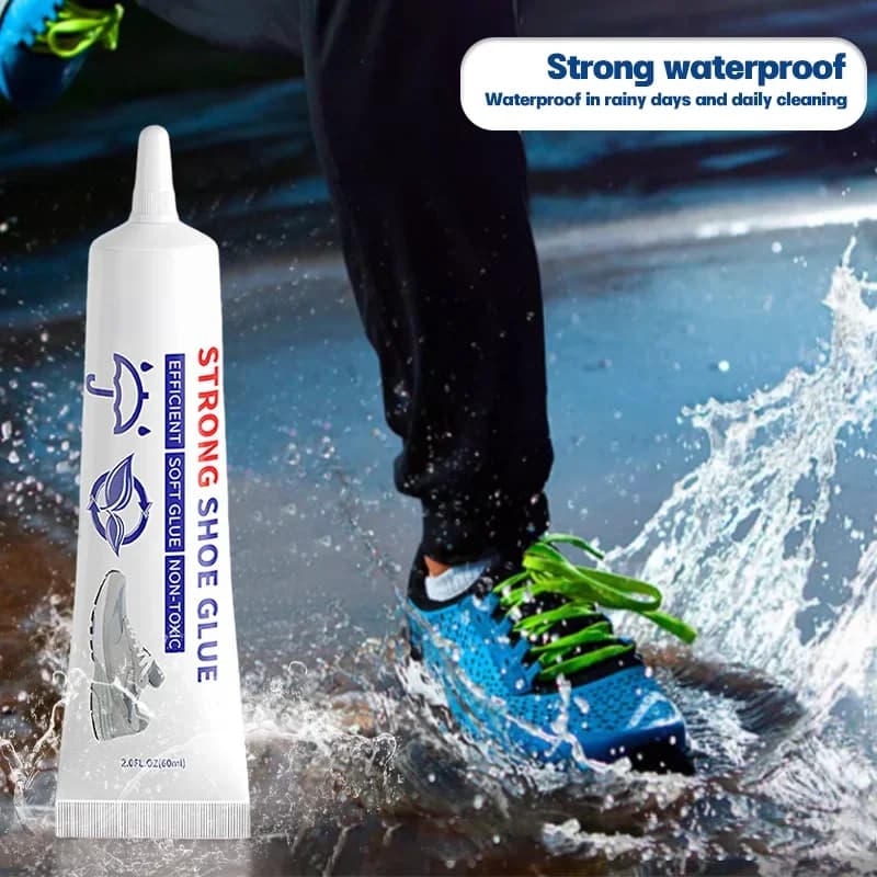Strong Shoe Glue - Universal Waterproof Fast Repair Adhesive For Sneakers, Boots & Leather Shoes