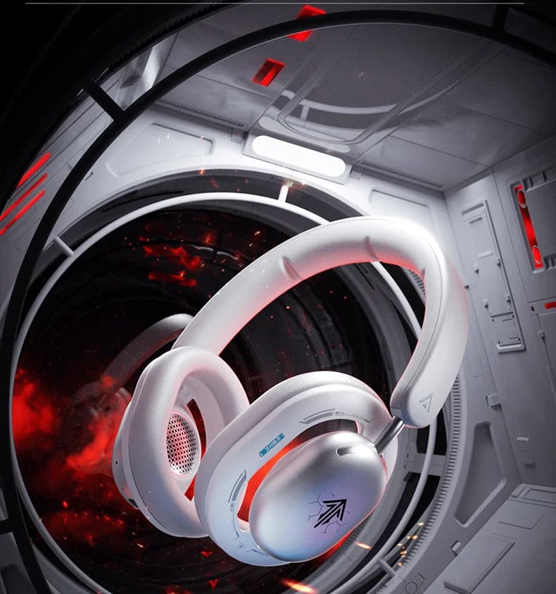 SONGX INCARNATION Bai Yuekui Open Over-ear Bluetooth Headphone SX62 Silvery Professional Wireless Esports Gaming Headset