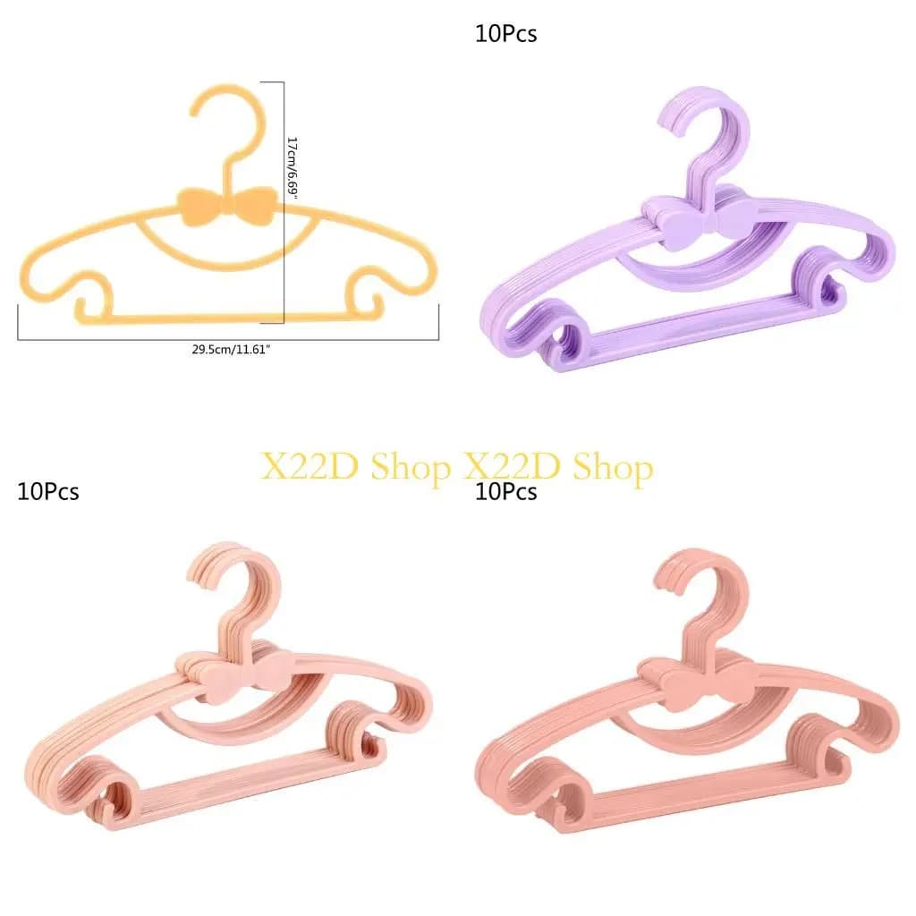 X22D 10x Simpatico Bowknot Appendiabiti per bambini Appendiabiti Supporto per bambini piccoli