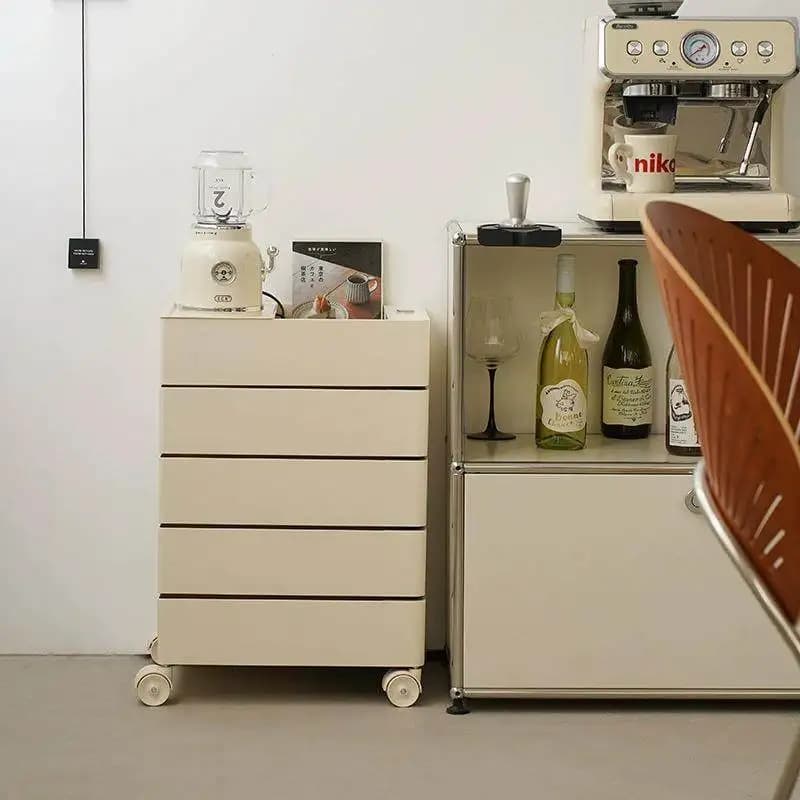 Cassettiera porta documenti multistrato sotto la scrivania, scaffale per zaini, carrello rimovibile da ufficio, armadietto integrato