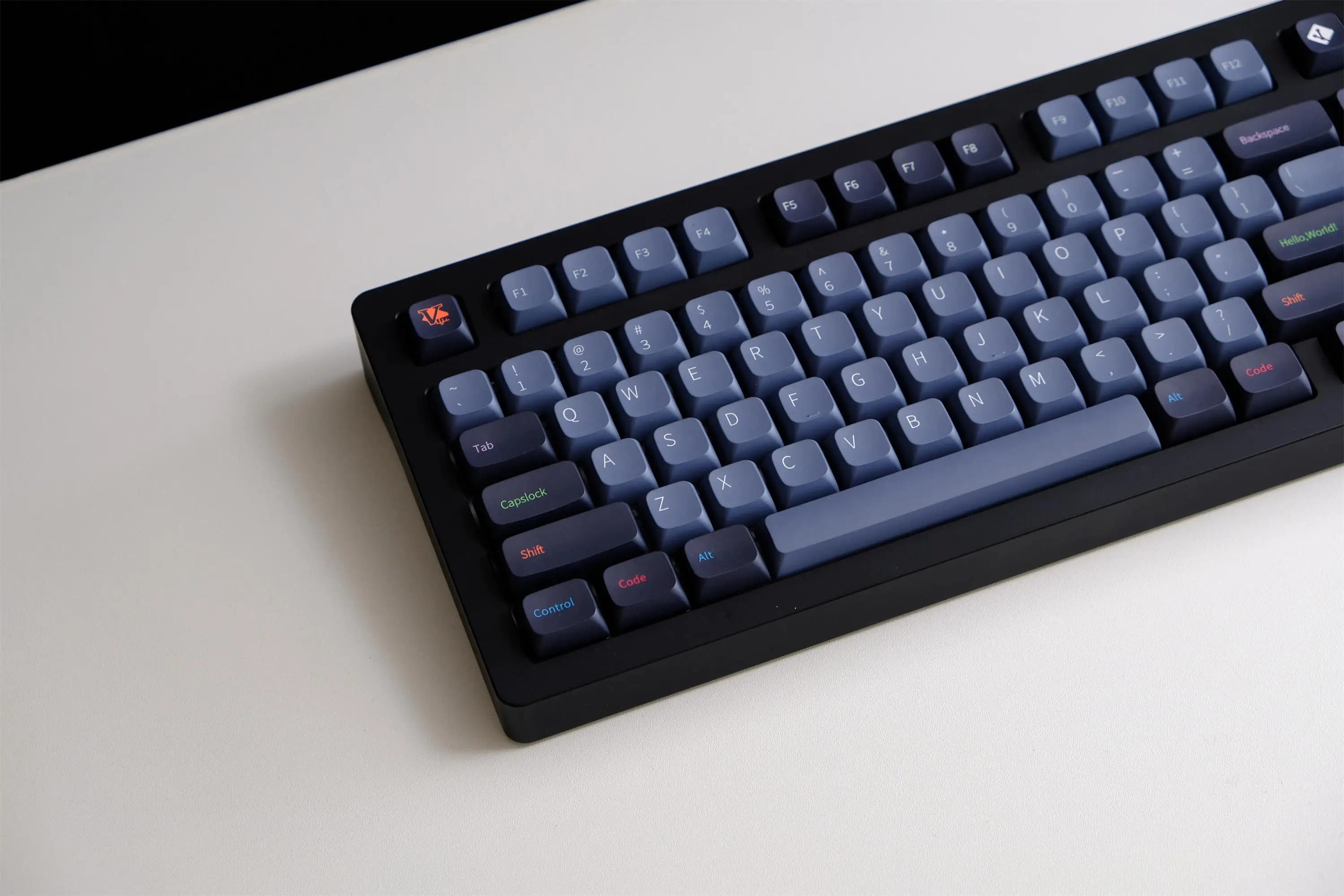 Copritasti programmatore GMK 126 tasti Materiale PBT Profilo XDA per tastiera meccanica Cherry MX Switch 61/64/68/75/84/87/98/104