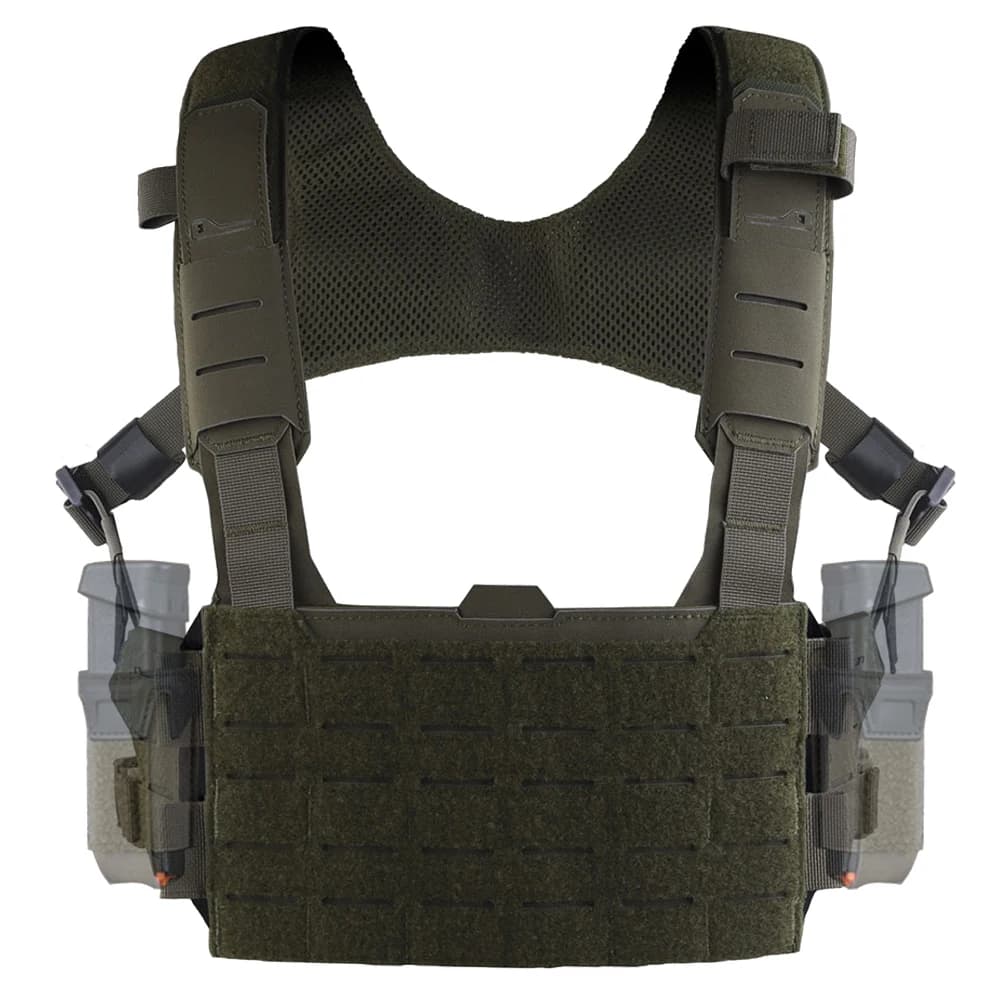 Tactical Chest Rig HX Strap Weight Decomposition Design Outdoor Hunting Molle Front Panel Airsoft Training Carrier ExpansionGear