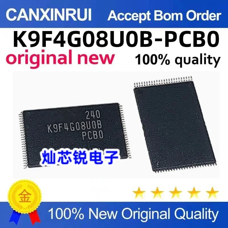 Nuovo chip di memoria flash originale K9F4G08U0B-PCB0 K9F4G08UOB-PCBO TSOP48