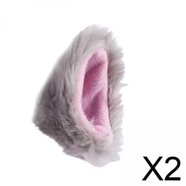 Adesivo per casco con decorazione per orecchie in peluche Accessori per casco da sci da motocross per Powersports e moto