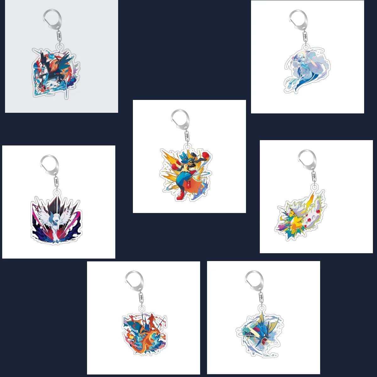 Portachiavi Personalizzato Bokcet Ampharos Cartoon in Acrilico - Materiale e Accessori Vari