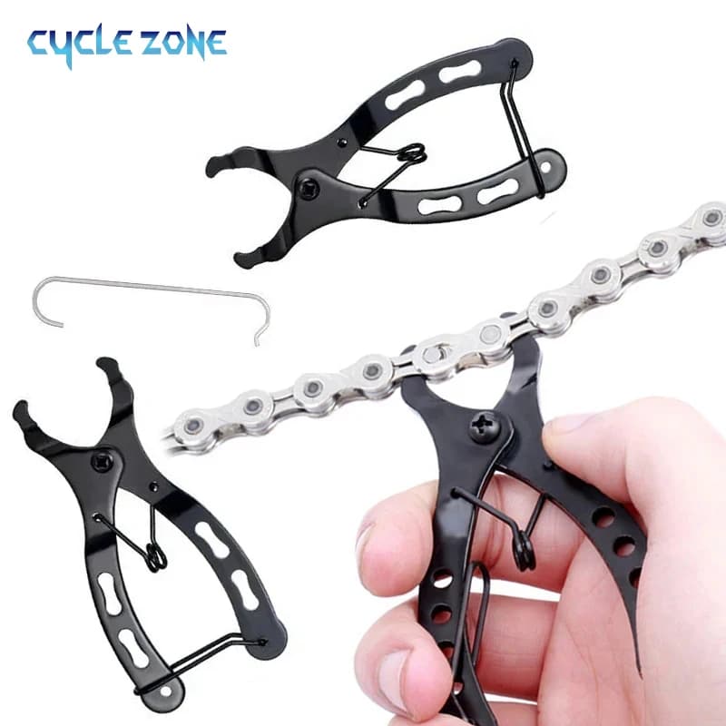 Mini pinza per fibbia a catena per bicicletta potabile MTB catena per bici sgancio rapido rimozione morsetto a collegamento magico installa pinza strumento di riparazione ciclismo