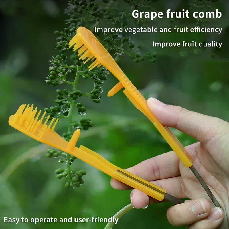 Attrezzo per la Potatura dei Fiori d'Uva, Clip Manuale per la Selezione dei Germogli, Forbici per la Potatura di Frutta, Verdura e Piante da Giardino