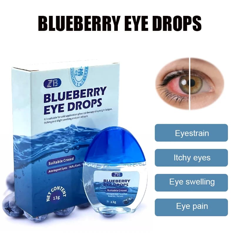Eye Drops for Cataract Alleviation, Dry and Tired Eyes, Drug Treatment for Blurred Vision, Moisturizing Eye Care Eye Drops 15g