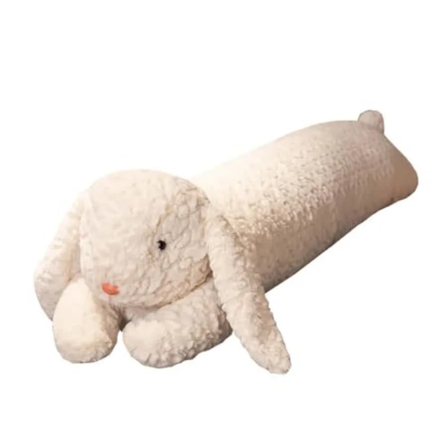 Cuscino di peluche a forma di coniglio, peluche di coniglio, cuscino lungo di peluche a forma di coniglio per adulti