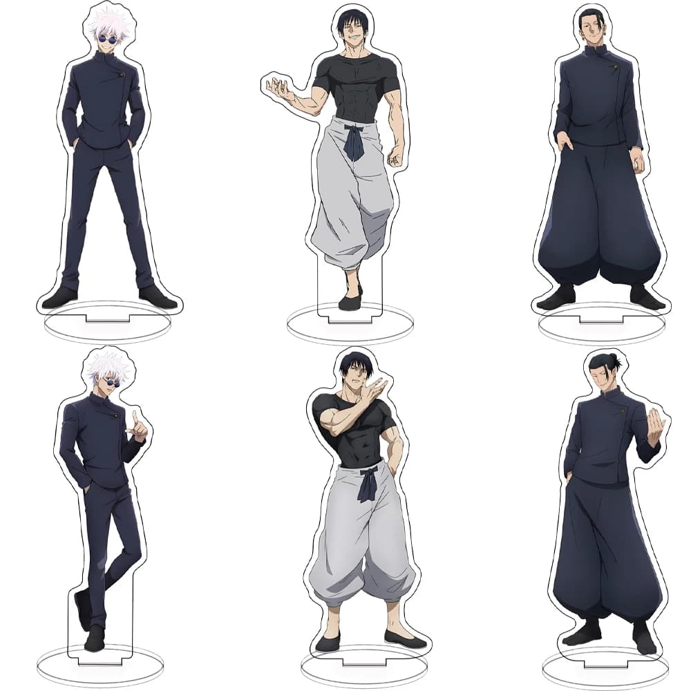 15cm Jujutsu Kaisen Acrylic Medium Stand Itadori Yuji Satoru Gojo Figure Ornaments Homo Creative Boys Gifts Toys Doll