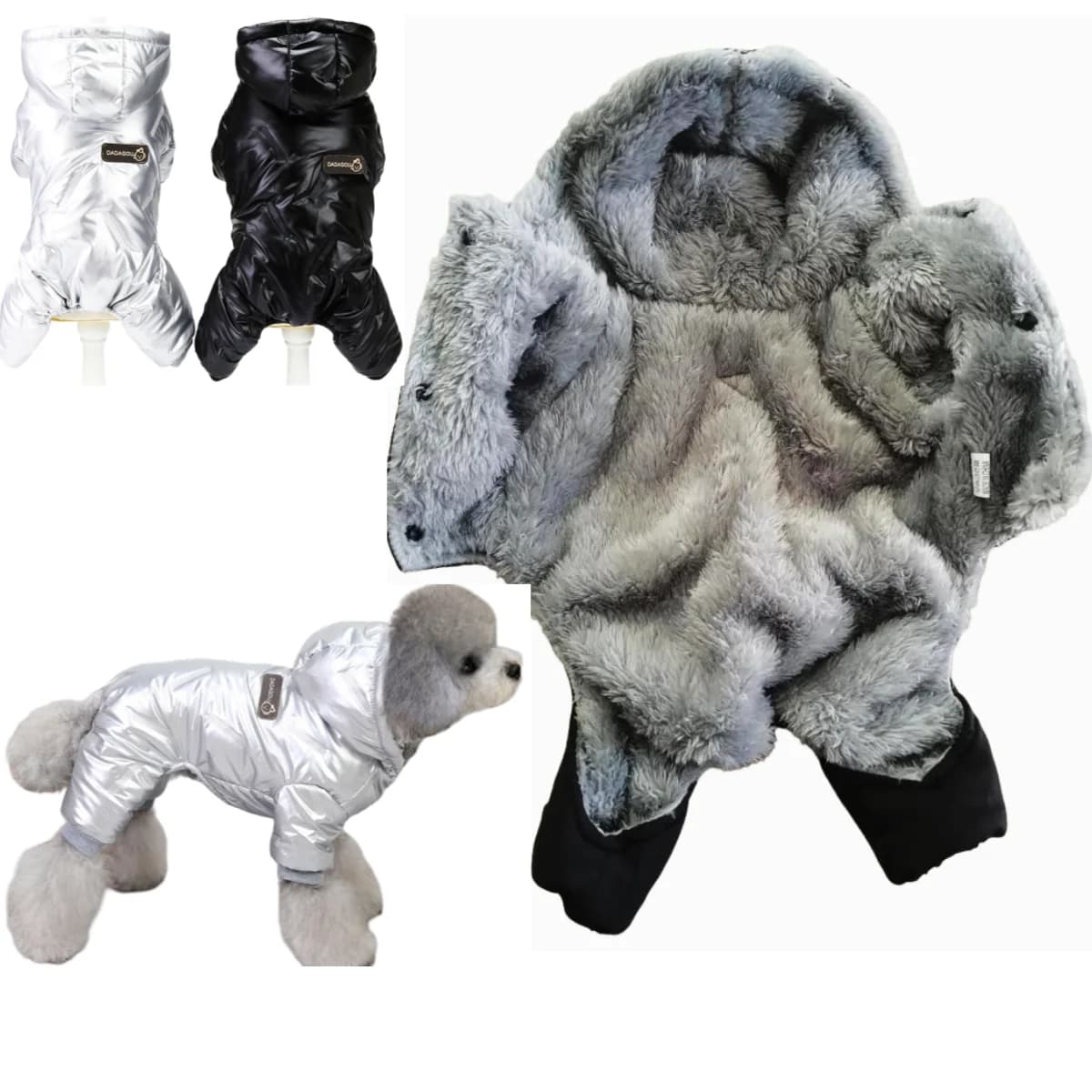 Padded Winter Warm Pet Dog Jumpsuit Waterproof Dog Clothes For Small Big Dogs Chihuahua Jacket Yorkie Costumes Coat Outfits 4XL