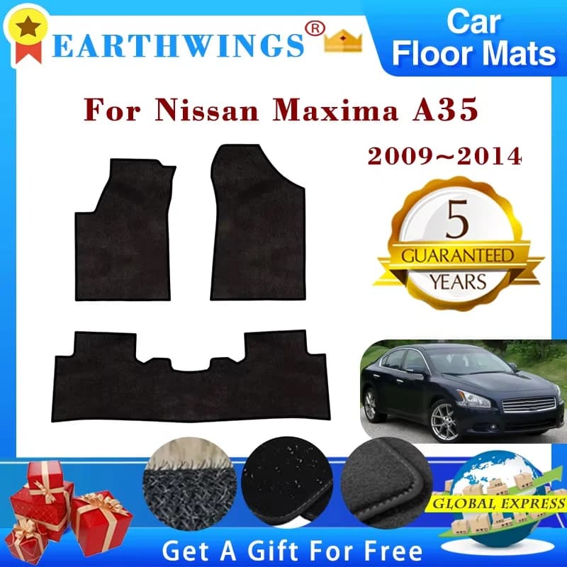 Tappetini per Auto Nissan Maxima A35 2009-2014 2010 2011 2012, Tappeti, Pannelli, Coperture per Pavimento, Accessori Auto