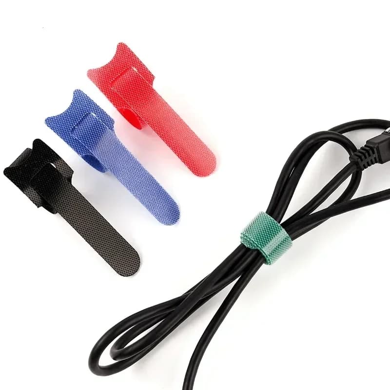 Nastro Adesivo in Velcro DAuto per Cucito, 50/100 Pezzi, Forniture per Organizzazione Fai-da-Te e Abbigliamento Fascette stringicavo rilasciabili per arti e mestieri, casa e giardino