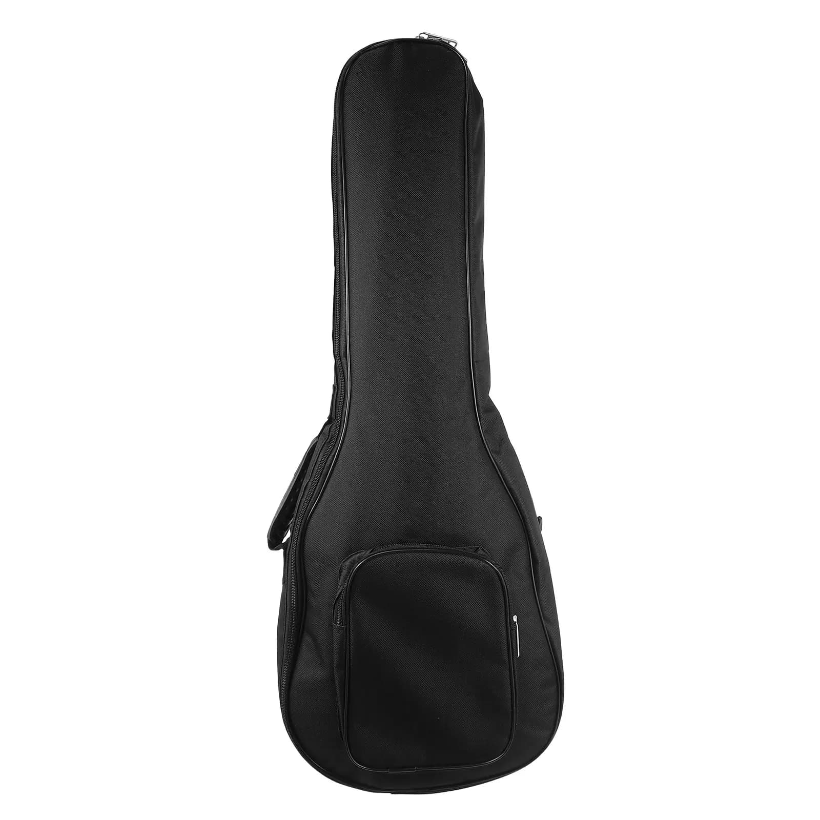 Borsa per ukulele con imbottitura in spugna, zaino a doppia tracolla per ukulele da 23-26 pollici, custodia da viaggio, cinghie regolabili, cerniera scorrevole, resistente.