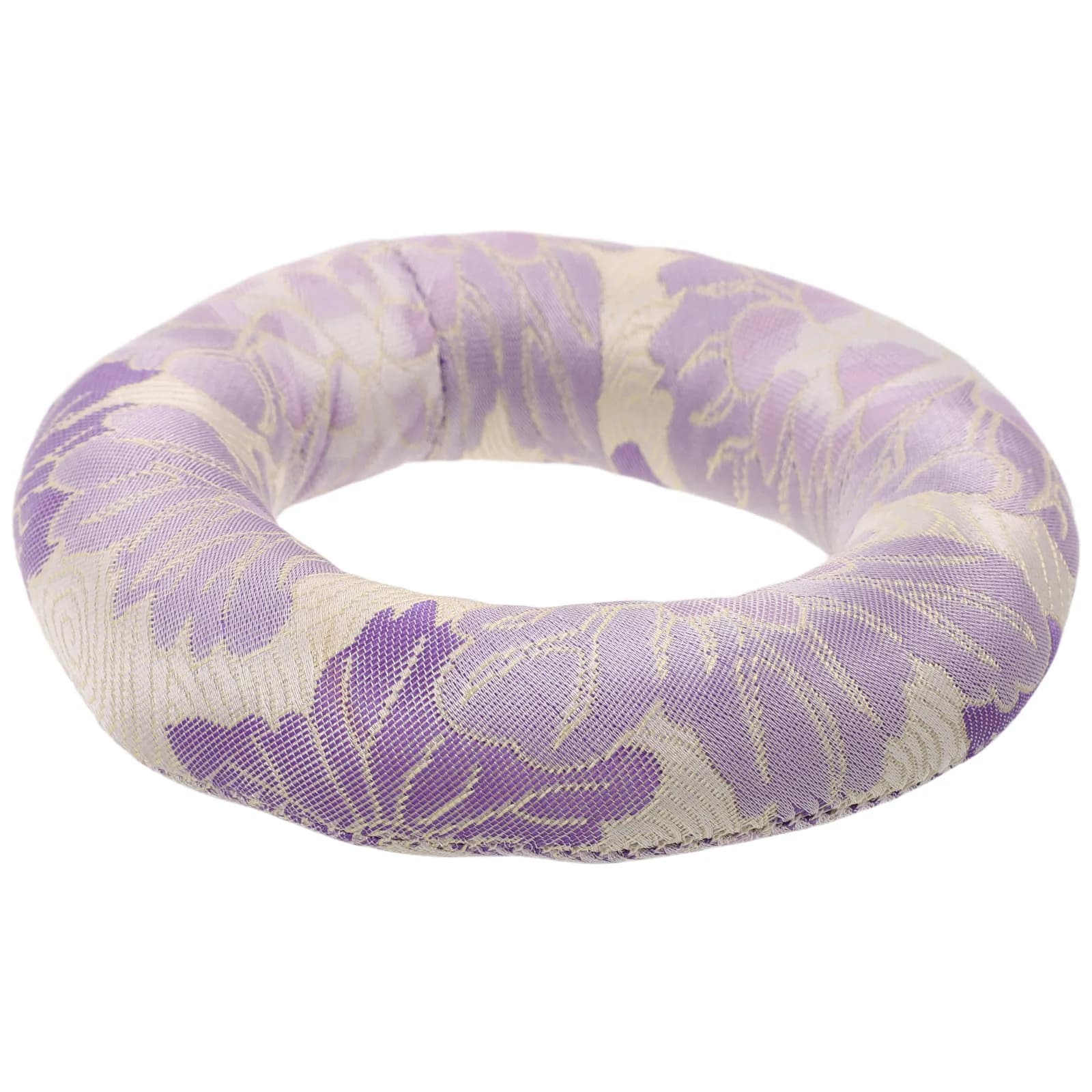 Nepal Singing Bowl Cushion Round Ring-Shaped Meditation Floor Mat for Crystal Tibetan Sound Bowls Anti-Slip Yoga Studio Office