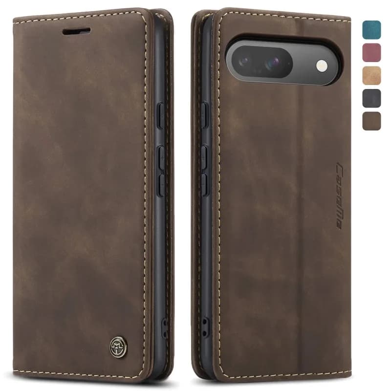 For Google Pixel 10 Pro XL 5G Luxury Case Magnet Leather Card Holder Book Funda Phone Pixel 10 Case Pixel 9 8 7 6 A Flip Cover