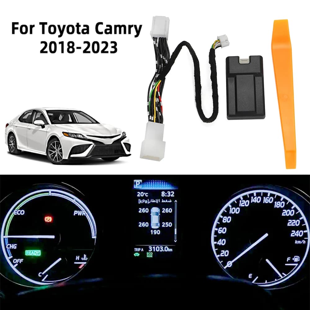 For Toyota Camry 2018-2023 TPMS Pneumatic LCD Display Digital Security Alarm Automatic Pneumatic Pressure Monitoring System Camry 2019 2020 2021