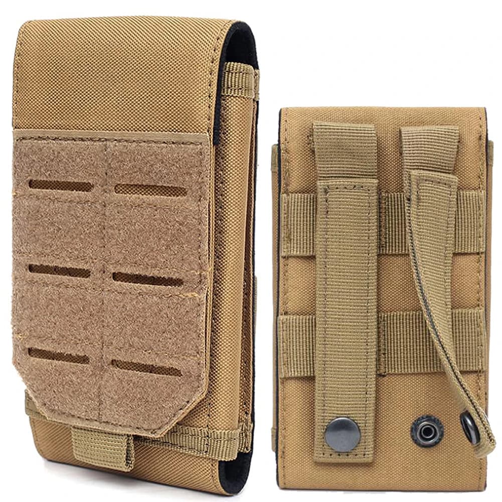 Molle Laser Cust 1000D Phone Case Waterproof Tactical Smartphone Case for Heavy Duty Samll 4.7"-6.7"