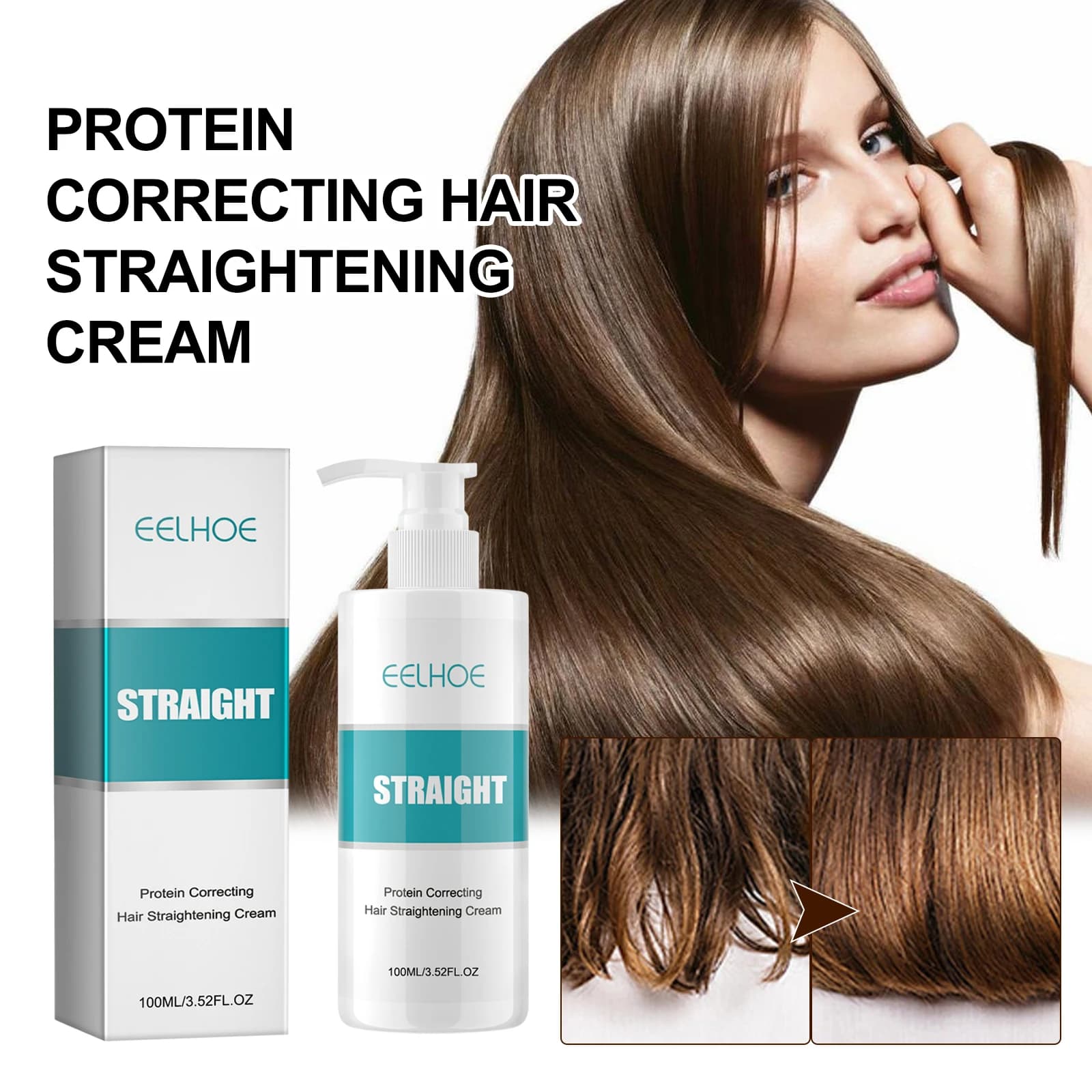 Satisfying cream for hair curing balm for hair Reduces set for hair care creams and buckets Cream for the correction of hair proteins