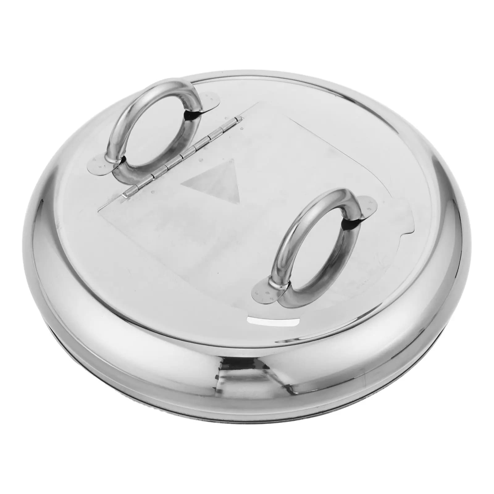 Stainless Steel Electric Soup Kettle Replacement Lid Commercial Food Warmer Cover for Buffet Restaurant Party Catering