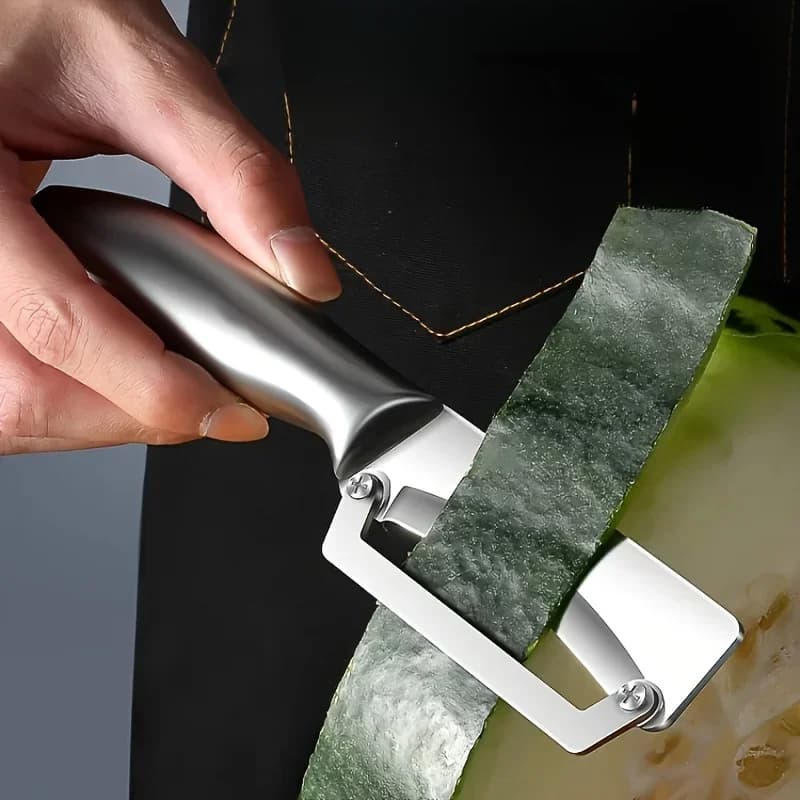 1 coltello per sbucciare, potente coltello per canna da zucchero, strumento per raschiare la cucina, coltello per frutta domestico, strumento per raschiare e sbucciare la lattuga