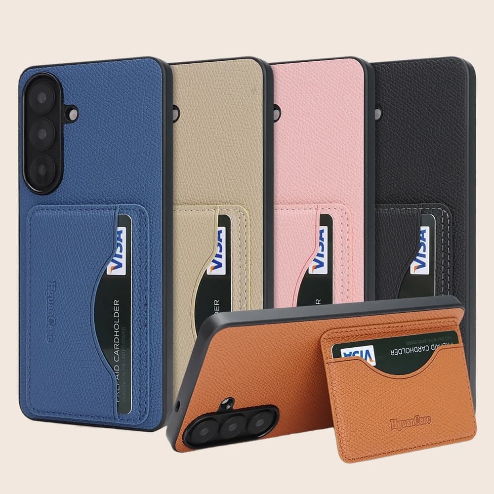 Custodia a Portafoglio in Pelle con Cavalletto per Samsung Galaxy A35 A36 A37 A55 A56 A57 A15 A16 A17 A26 4G 5G con Porta Carte