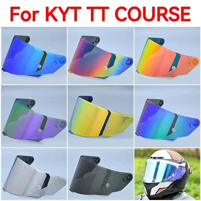 Visiera per casco TT COURSE Protezione per casco moto Parabrezza Protezione solare Caschi TTC Accessori ad alta resistenza per KYT TT