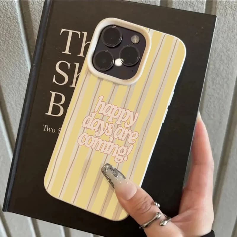 Lichee colored striped phone case for iPhone 17 16 15 14 13 12 11 Pro Max XS X X XR 16 Plus 16E 17Air Soft silicone cover