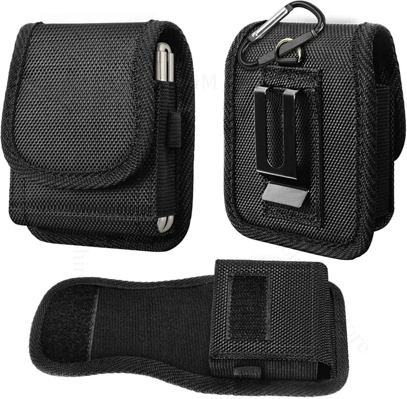 Copertura del telefono per Xiaomi Mix Flip 2 5G Sacchetti Flip Custodie per telefoni per Xiaomi Mix Flip2 Clip da cintura Oxford Marsupio per mi Mix Flip 2