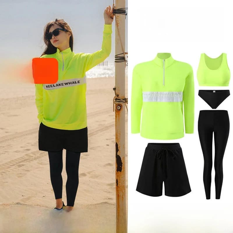 Muta Subacquea a Maniche Lunghe e Pantaloni Lunghi, Anti Meduse, da Uomo, per Surf, Snorkeling e Nuoto, Protezione Solare, Asciugatura Rapida, Set Separato per Coppia