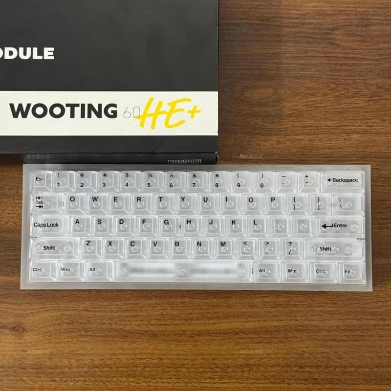 Retro Frosted Translucent Keycap,131 Keys Cherry Profile Crystal Shine Through Custom PC Key Caps For MX Mechanical Keyboard
