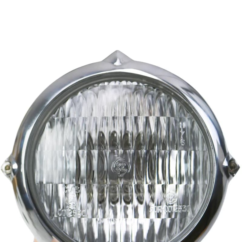 Chiaro Vintage Testa Della Lampada Del Faro Del Motociclo Cruiser Cafe Racer Bobber Personalizzata XL
