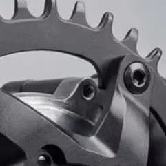 Black 40T Chainring Wheel 9mm Offset For Bafang BBS03 M615 M625 Electric Bicycle Motor Single Speed Crankset Accessory