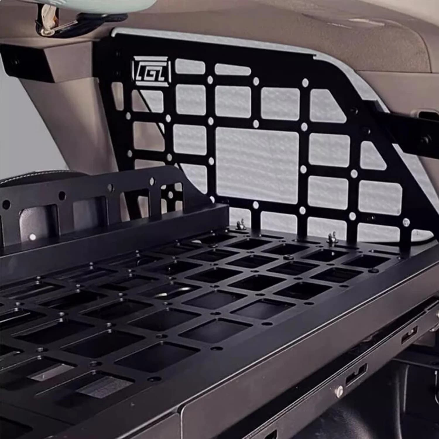 For Subaru Forester 2009-2012 Modular Storage Molle Panel Shelf Cargo Interior Luggage Storage Carrier Rear Cargo Rack Organizer