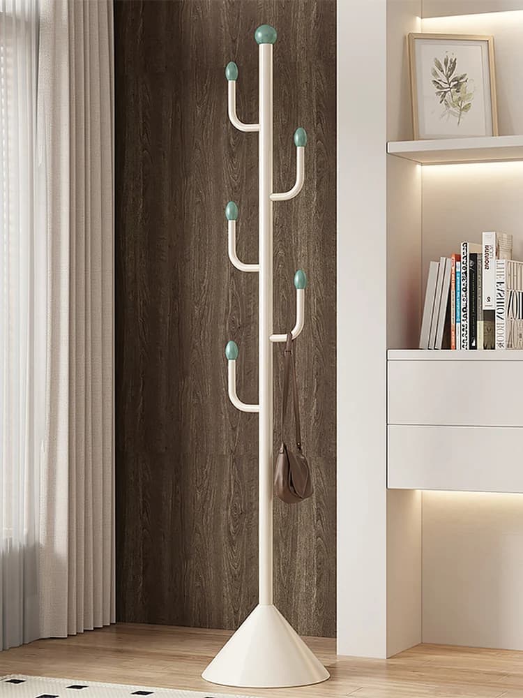 Appendiabiti da terra in ferro battuto stile nordico per camera da letto, porta abiti e cappelli creativo per uso domestico