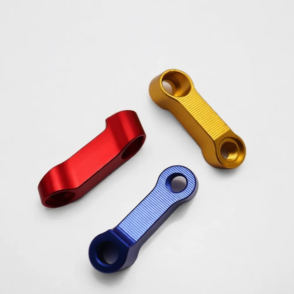 Universal Aluminum Alloy Motorcycle Mirror Riser Mount Extension For Electric Scooter Handlebar Modification Part