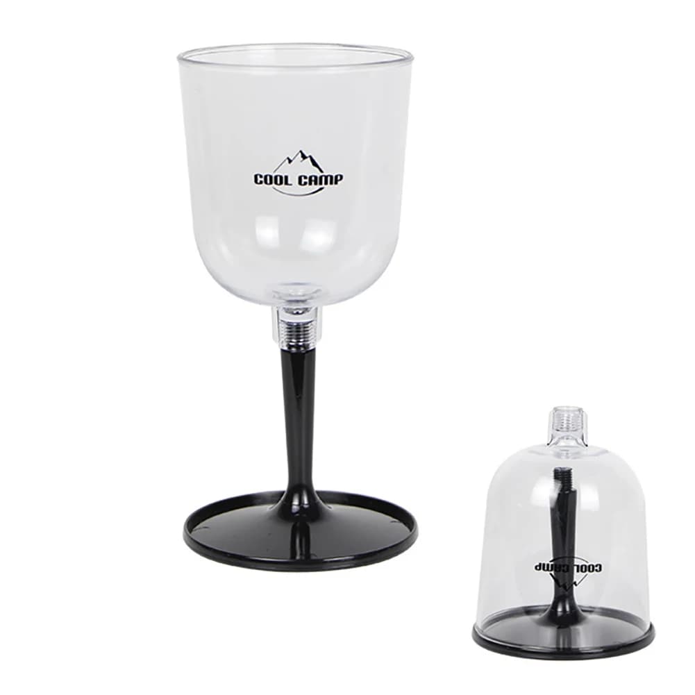 Bicchiere da vino pieghevole in resina bicchieri da vino in plastica staccabili portatili resistenza alla caduta infrangibile riutilizzabile per il campeggio all'aperto