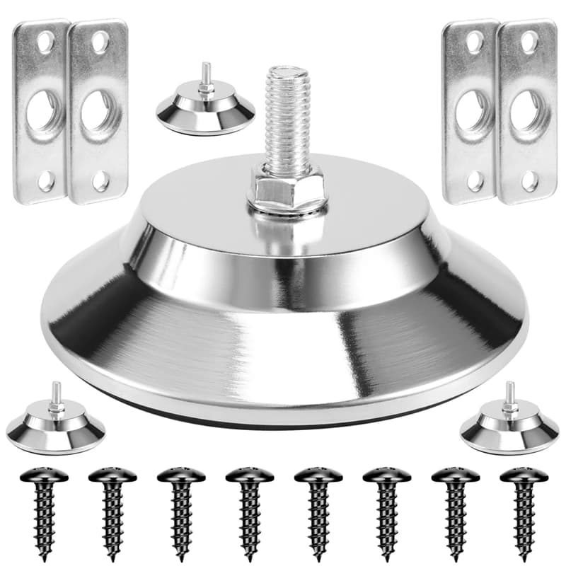 Livellatori per gambe da biliardo/piscina da 4 pezzi Livellatori per gambe da tavolo da gioco in metallo da 5 pollici Piedini di livellamento resistenti per tavolo da biliardo