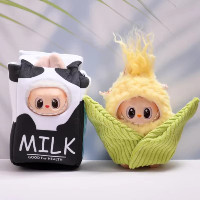17 centimetri Carino Mini Peluche Vestiti della Bambola Vestito Accessori Per La Corea Kpop Eso Labubu Idol Bambole squalo tutina Abbigliamento FAI DA TE Ragazza regalo