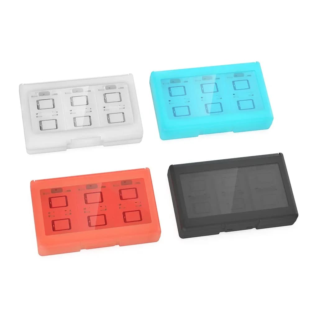 Scatola di immagazzinaggio di carte da gioco da 1 pz 17.4x10.1x2.7 cm ABS Scatola di immagazzinaggio di carte da gioco portatile a 24 bit per Switch 2 Accessorio protettivo per carte da gioco
