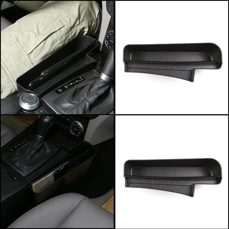 ABS Interni Auto Sedile Gap Organizer Console Multifunzionale Scatola di Immagazzinaggio Laterale Trim Misura per Mercedes Benz Classe C W204 2008-2014