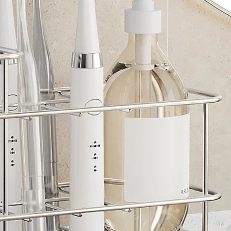 Toothbrush Holder For Bathroom - Stainless Steel Toothpaste Holder Stand, For Electric Toothbrush Stand Organizer Accessories