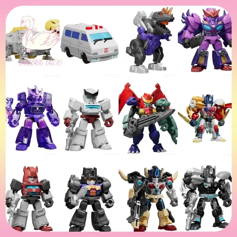 Blokees Transformers Defender Versione 07 - Power Of The Beast Blind Box Action Figure da Collezione, Giocattolo Regalo per Ragazzi