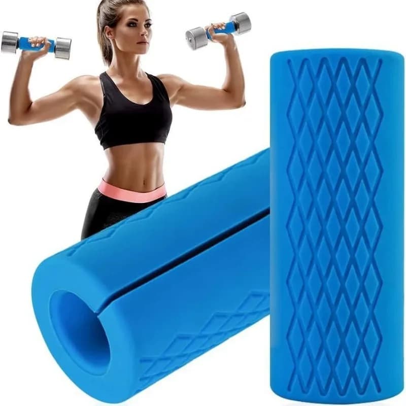 1-2 pieces handlebar handlebar handles with bar handles thick silicone bearing handles thick bar handles pull upward handle for weight lifting