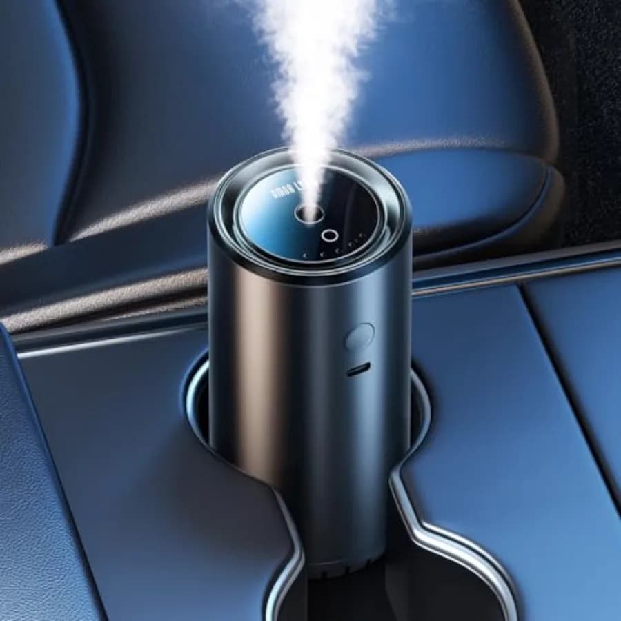 Deodorante per Auto Intelligente con Diffusore di Profumo da 100ml, Lunga Durata fino a 6 Mesi, Luce RGB Sincronizzata con la Musica