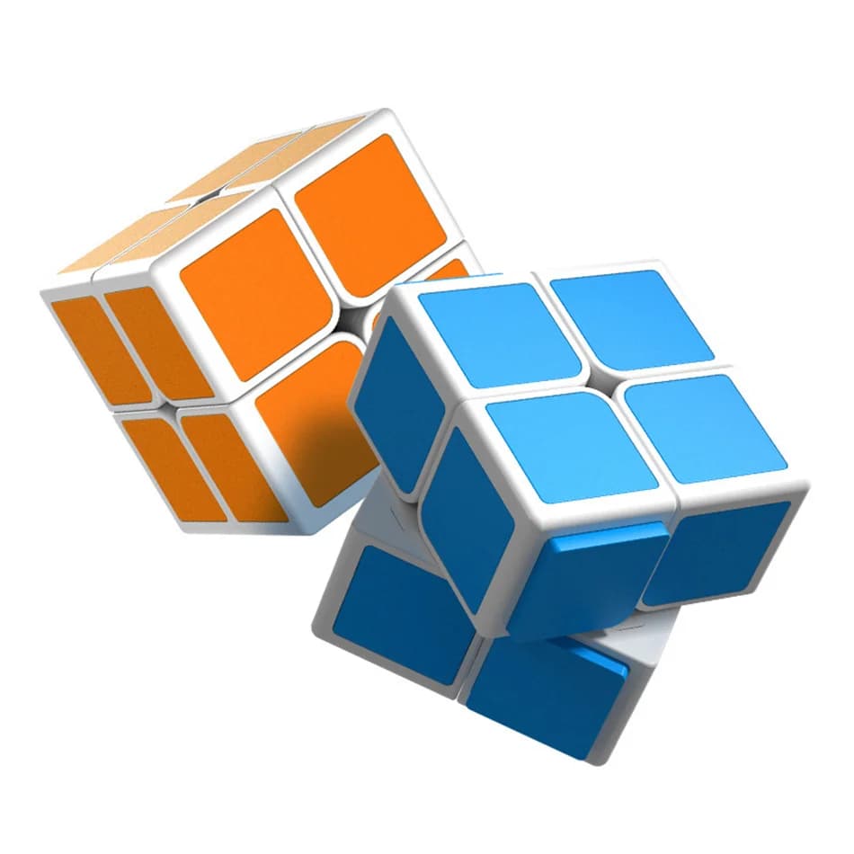 QiYi OC Cube 2x2x2 Cube Magnetic Piastrellato Professional POP Magic 2X2 Antistress Speed Puzzle Toy Magic Cube For Kids Gift Cap