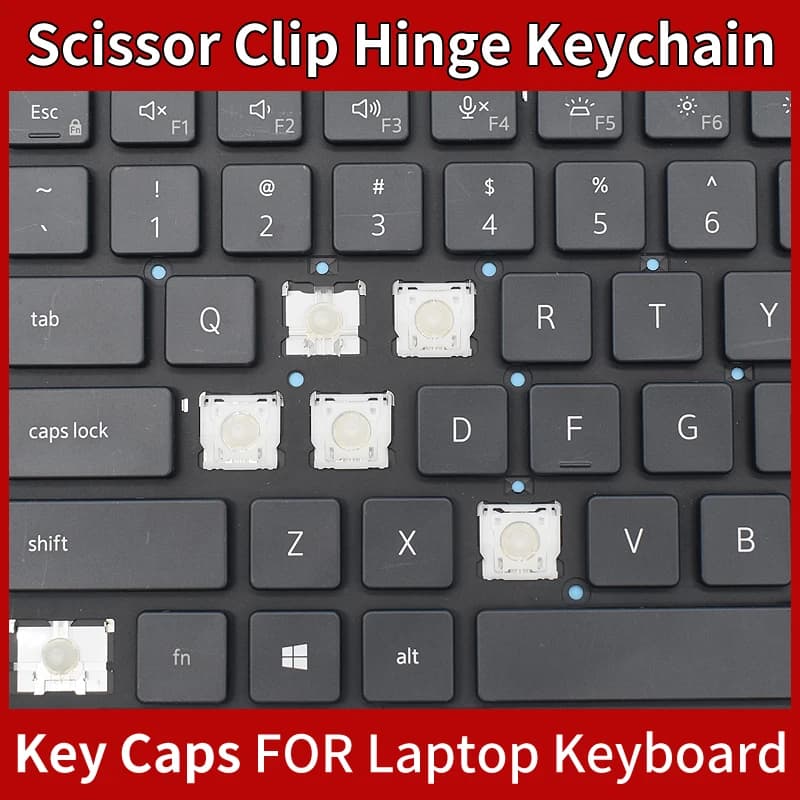 Replacement Keycap Key Cap Scissor Clip Hinge For Dell Precision 7560 7750 7770 7550 7760 P104F P44E KeyCap Hinge